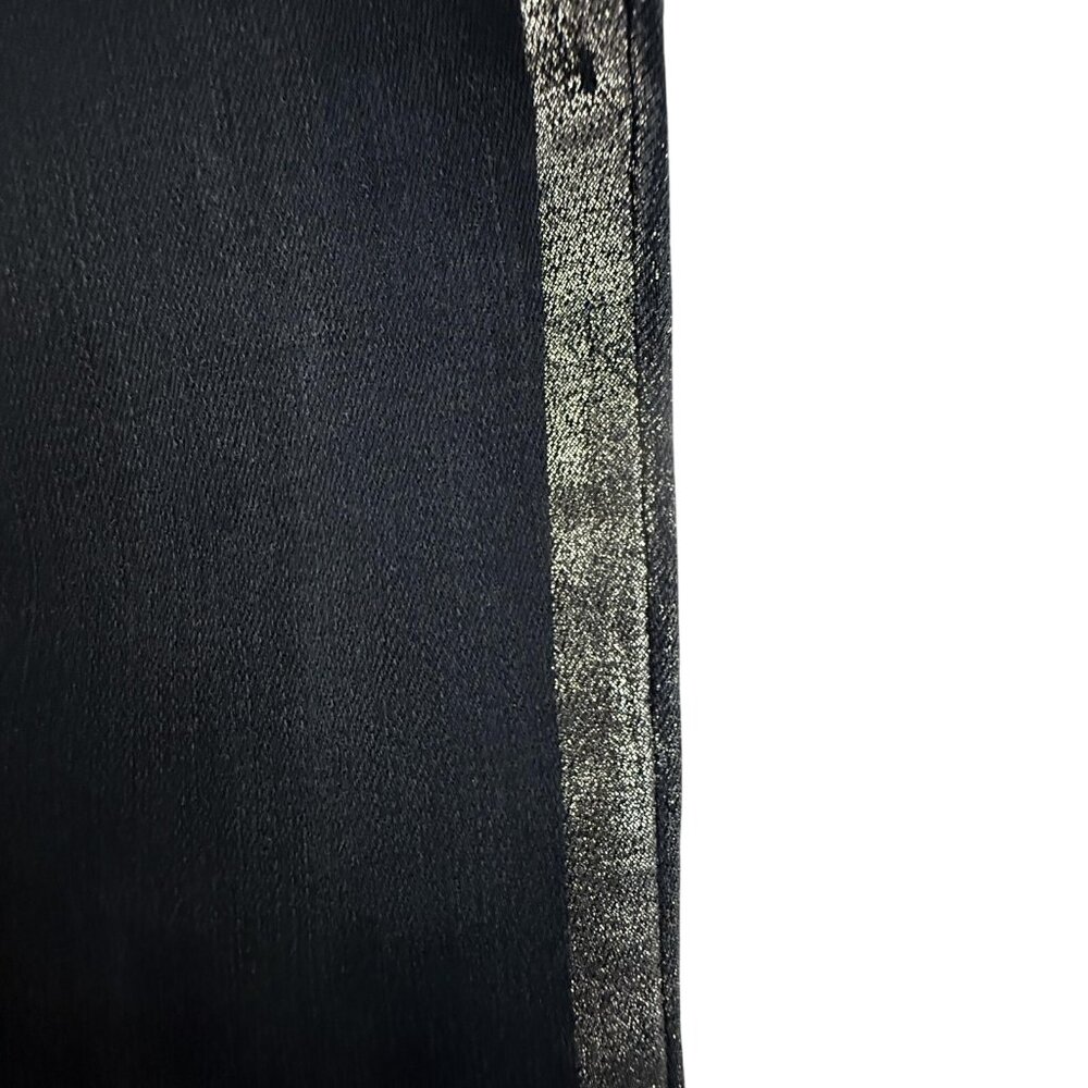 DL1961 Jeans Womens 28 Florence Cropped Instasculpt Skinny Metallic Stripe Black - Picture 6 of 16